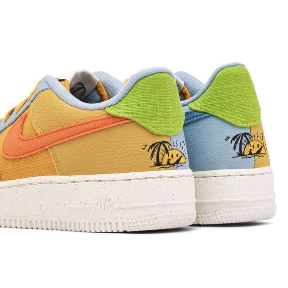 Nike Other - NIKE AIR FORCE 1 LOW 07 LV8 NEXT NATURE SUN CLUB MULTI GS Size 7C Girl Tie